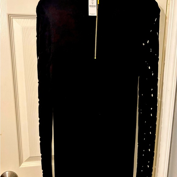 White House Black Market Cut-Out Detail Mock Neck Tunic - Picture 5 of 5